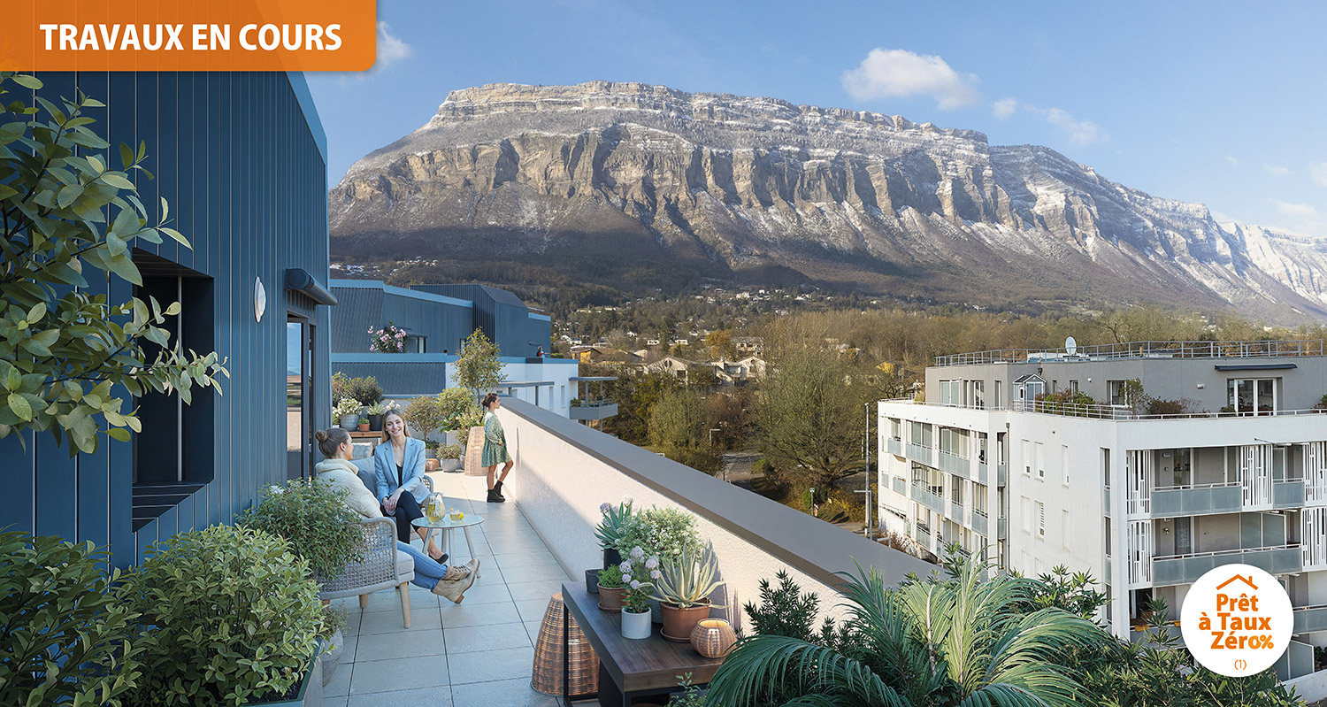 Programme immobilier Lanaïs à Meylan - Travaux en cours